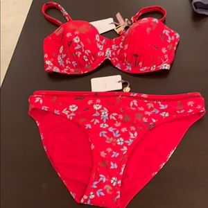 Ted Baker London NWT bikini size 3 bottom 32dd top